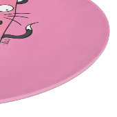 Funny Cat Watermelon Cute Kinder Snijplank (Hoek)