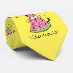 Funny Cat Watermelon Cute Kinder Stropdas