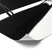 Funny cat with telescope poster (Hoek)