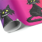 Funny Cat Wrapping Paper Cadeaupapier (Rol Hoek)