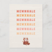 Funny Cat Yoga Meditation Inhale Exhale Jokes Heal Briefkaart (Voorkant)