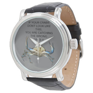 Funny Catching Crabs Horloge