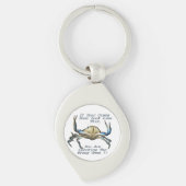 Funny Catching Crabs, Metal Keyring Sleutelhanger (Voorkant)