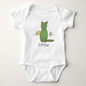 Funny Catcus Cactus Drawing Romper (Voorkant)