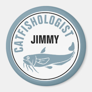 Funny Catfish Humoureuze Geviste gejaagde koekje Magneet