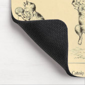 Funny Catnip Cat Muismat (Hoek)