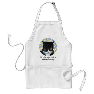 Funny Catnip Grill Apron Standaard Schort