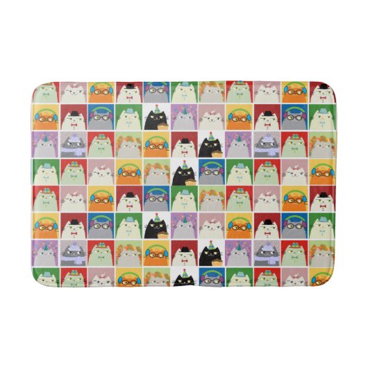 Funny Cats Badmat (Voorkant)