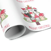 Funny Cats kerstboom Cadeaupapier (Rol Hoek)
