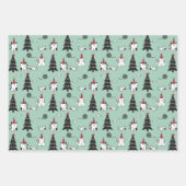 Funny Cats Kerstmis Inpakpapier Vel (Voorkant 2)