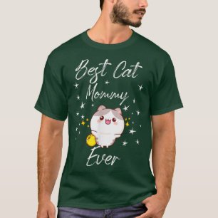 Funny Cats Lovers Best Cat Mam Ever Cat Mam Moth T-shirt