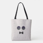 Funny Cats met Glasses All-Over-Print Canvas tas (Achterkant)