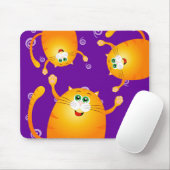 Funny cats, mousepad muismat (Met muis)