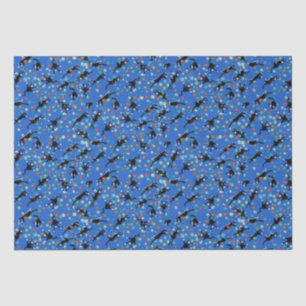 Funny Cats Play in kerstlampjes Tissuepapier