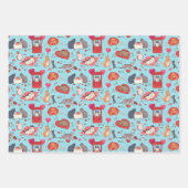Funny Cats Valentijnsdag Gift Wrapping Paper (Voorkant 2)
