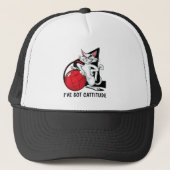 Funny Cattitude Casquette de chat (Devant)