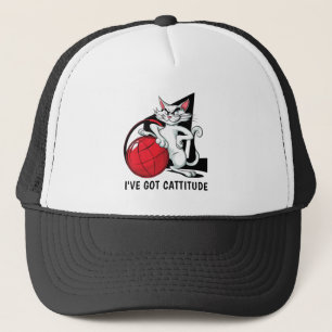 Funny Cattitude Casquette de chat