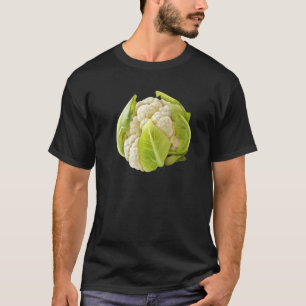 Funny Cauliflower Design Veggie Lover Vegetables T-shirt