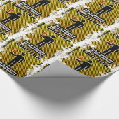 Funny Caution Satan Cadeaupapier (Hoek)