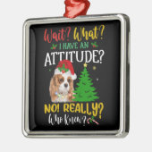 Funny Cavalier King Charles Spaniel Dog Metalen Ornament (Links)