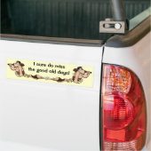 Funny Caveman Bumpersticker (Op Truck)