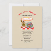 Funny Caveman Old Fashioned MEAT Up BBQ Kaart (Voorkant)