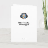 Funny Cavemen carte d'anniversaire (Dos)