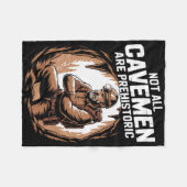 Funny Caving Spelunking Potholing Climbing Rescue Fleece Deken (Voorkant (Horizontaal))