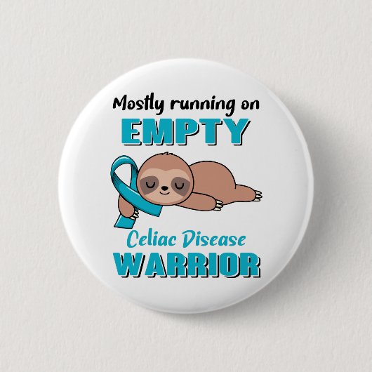 Funny Celiac Disease Awareness Gifts Ronde Button 5,7 Cm (Voorkant)