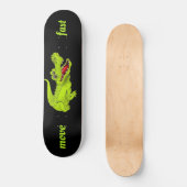 Funny Ceocodile sur skateboard noir (Recto)