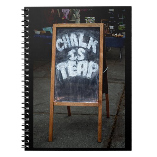 Funny chalkboard gezegde notebook notitieboek (Voorkant)