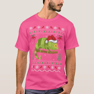 Funny Chameleon Lover Matching Ugly Chameleon Chri T-shirt