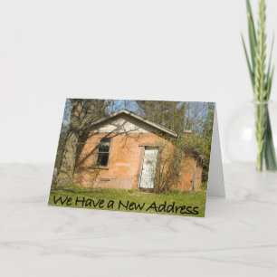 Funny Change of Address Card Aankondiging