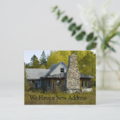 Funny Change of Address Card - Nice Chimney Aankondigingskaart (Staand voorkant)
