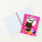 Funny Chaotic Cat KnitProjects Notitieboek (Binnen)