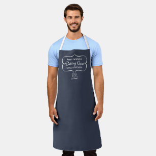 Funny Charcoal Gray Baking Family Monogramed Schort