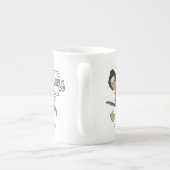 Funny Charlotte Bronte Saurus Dinosaur Book Reader Porselein Kop (Achterkant)