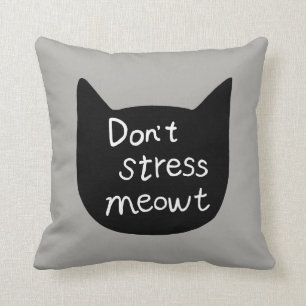 Funny Chat Coussin Cute Chat coussin Amoureux des