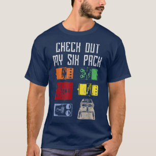 Funny check My Six Pack Guitar Pedals Music Lo T-shirt