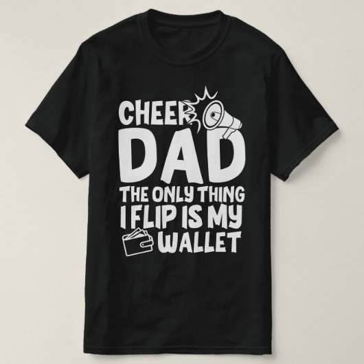 Funny Cheer Dad T-shirt (Design voorkant)