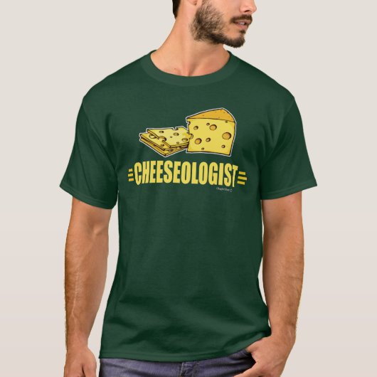 Funny Cheese CHEESEOLOGIST T-shirt (Voorkant)