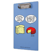Funny Cheese Lover Cartoon Klembord (Links)