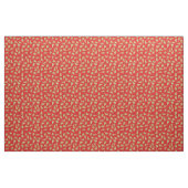 Funny Cheese Pizza Slice Red Pattern Stof (Yard (91,4 cm))
