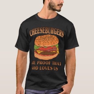 Funny Cheeseburger BBQ Junk Food Lover Sayi T-shirt