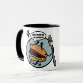 FUNNY CHEESEBURGER RINGER MUG (Devant gauche)