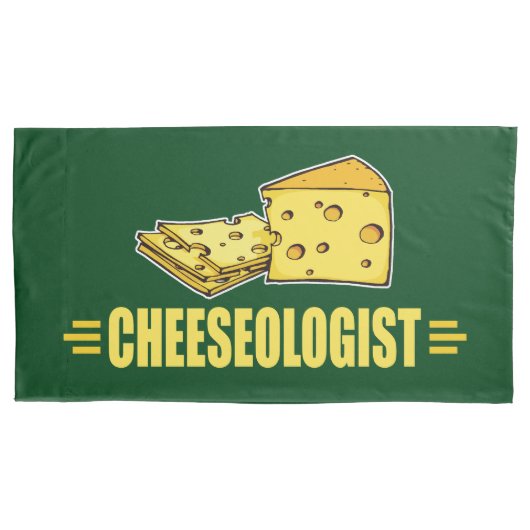Funny CHEESEOLOGIST Cheese Making Cheesehead Kussensloop (Voorkant)