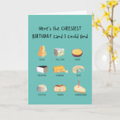 Funny - "Cheesiest"-vogelkaart Kaart (Gele Bloem)