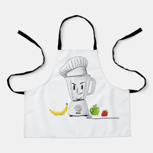 Funny Chef Blender Smoothie Maker Cartoon Schort