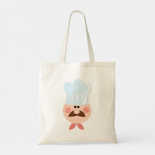 Funny Chef Canvas tas (Achterkant)