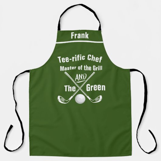 Funny Chef Golf Schort - Gepersonaliseerde Puns (Voorkant)